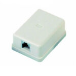 Roseta simple de conexión RJ45 Cat 5e
