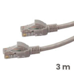 Patch cord Cat6 3 mt gris