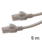 Patch cord Cat6 5 m gris