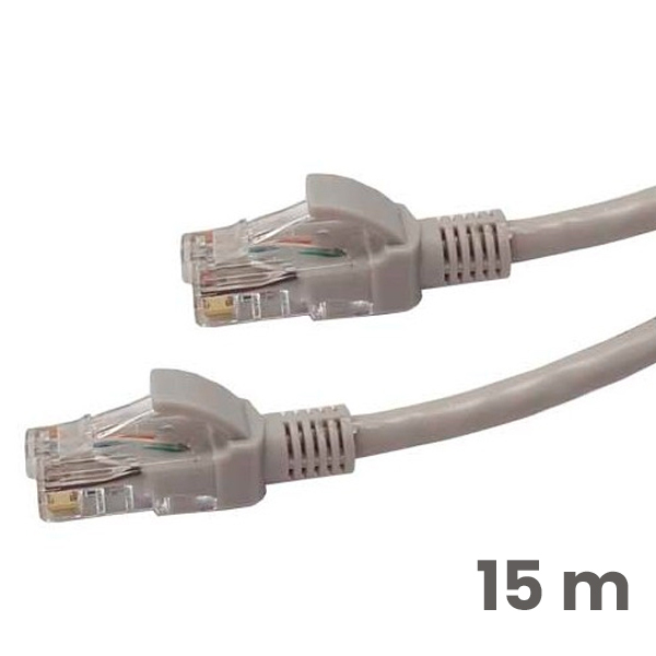 1_1711744491000 Patch cord Cat6 15 m gris - Imagen 1