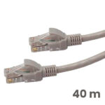 Patch cord Cat6 40 m gris