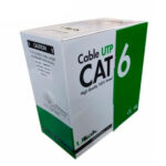 Cable de red interior Cat6 aleación, 23 AWG, CCA, 4x2x0,52, caja de 305 mts.