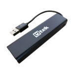 Adaptador USB 2.0 a ethernet con 3 HUBs USB 2.0 / mod. UT-USLAN