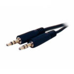 Cable de audio 3,5mm a 3,5mm M-M de 1,5 mts