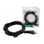 Cable de poder para Notebook tipo trébol, 0,75mm