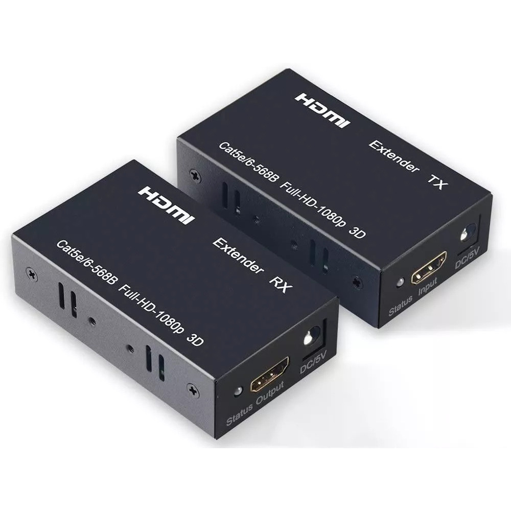 1_1731357048000 Extensor Video Hdmi Por Cable Utp Activo Rj45 Hasta 60m - Imagen 1