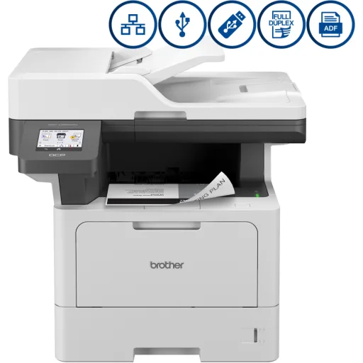 1_1734640030000 Impresora Multifunción Brother DCP-L5660DN, Láser monocrómo LAN USB2.0 Dúplex - Imagen 1