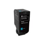 Toner Lexmark 74C4HC0 CYAN 2.000 Pág.