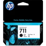 Cartucho de tinta  HP 711 Negro para Impresoras Plotter DesignJet T120/T130/T520, 38ml