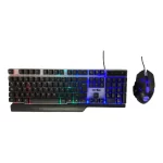 Kit Teclado Gamer Mause Wb550 Luz Rgb Hasta 3200dp