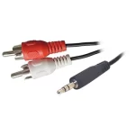 Cable de audio 3,5mm a 2 RCA de 1,5 mts - 0150078