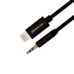 Cable de audio lightning a 3,5mm reforzado puntas doradas 1 metro / Mod. BL-CBA030AL