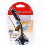 Micrófono Usb Para Pc Laptop Profesional De Escritorio - Negro