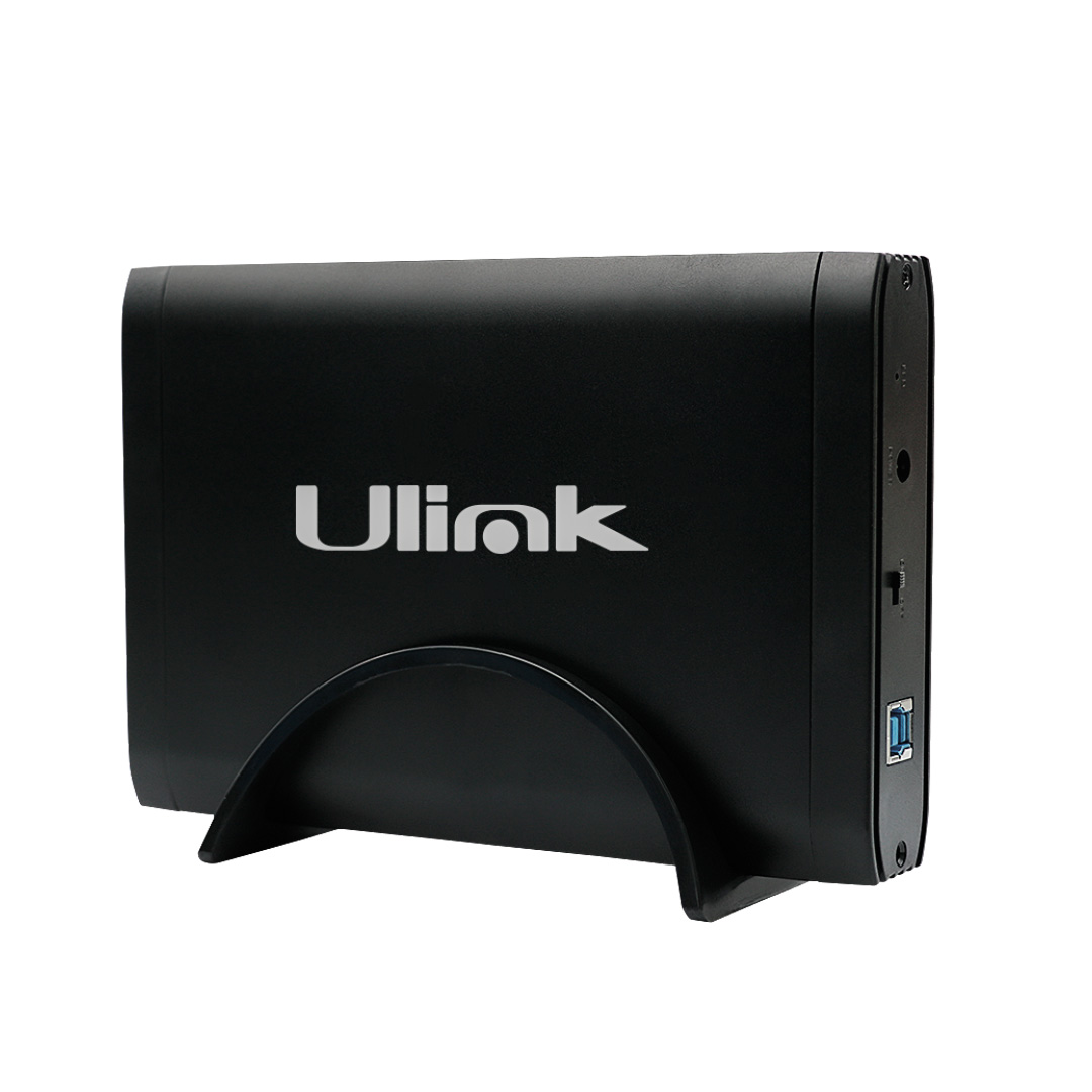 1_1740586544000 Cofre porta disco duro SATA 3,5 conexión USB 3.0 Mod. UL-HDD035BL - Imagen 1