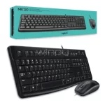 Combo Teclado Mouse Logitech  MK120 USB Negro
