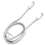 Cable de carga rápida de USB C a USB C de 3amp, color blanco, 1 mt / BL-CH600PD3
