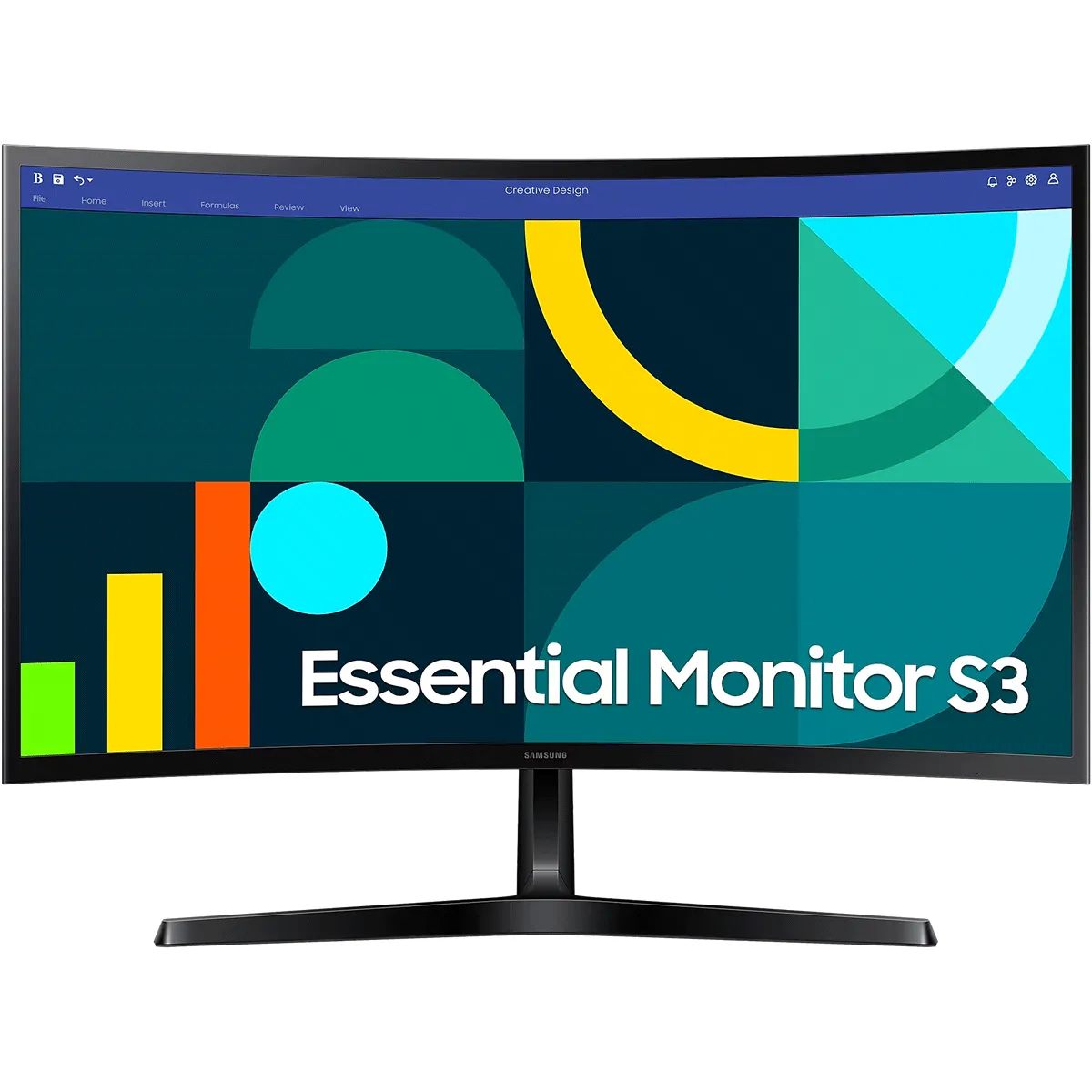 1_1741034299000 Monitor Samsung S36GD de 27“ Curvo (VA, Full HD, 100Hz, HDMI, Vesa) - Imagen 1