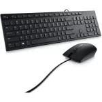 Kit Teclado Mouse Alámbrico Dell KM300C Conectividad USB Cable 1.8 mts Negro
