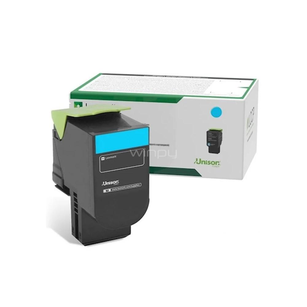 1_1741808901000 Toner Lexmark 78C40C0 Cyan - Imagen 1