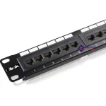 Patch Panel Cat 5e, 12 puertos, fluke tested
