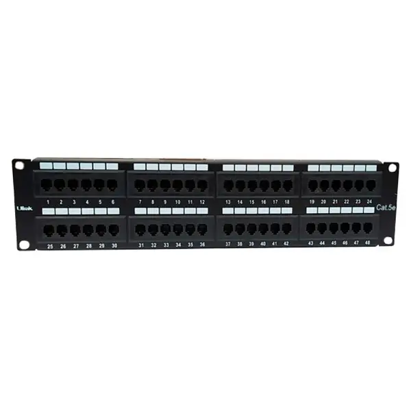 1_1743795655000 Patch Panel Cat 5e, 48 puertos, fluke tested - Imagen 1