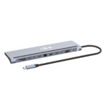 Adaptador multipuerto USB C 12 en 1, Aluminio / UL-ADC121