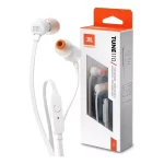 Audífonos In Ear Tune 110 Blanco JBL, conector Jack 3.5mm
