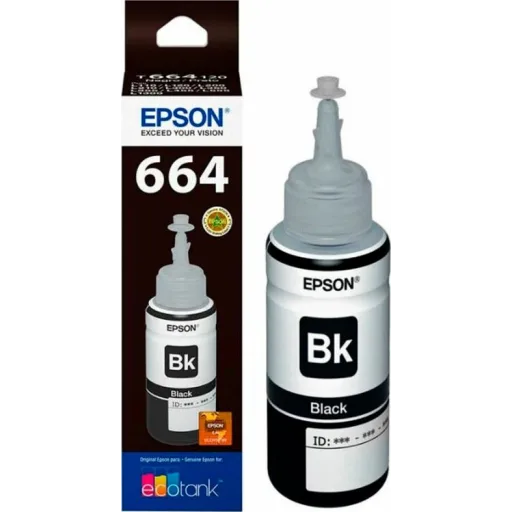 1_1747945695000 Botella de Tinta Original Epson 664 (T664120-AL) Negro 70ml - Imagen 1