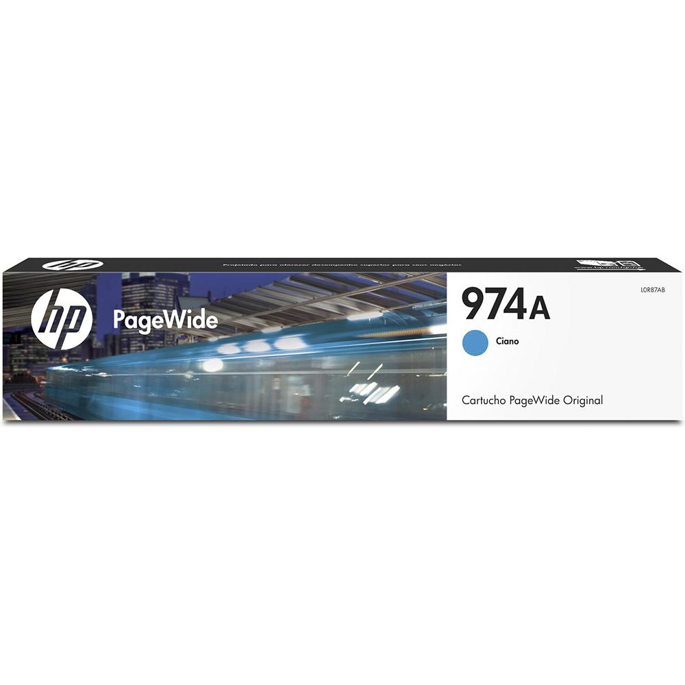 1_1750804646000 Tinta HP 974A Cyan Original PageWide Cartridge - Imagen 1