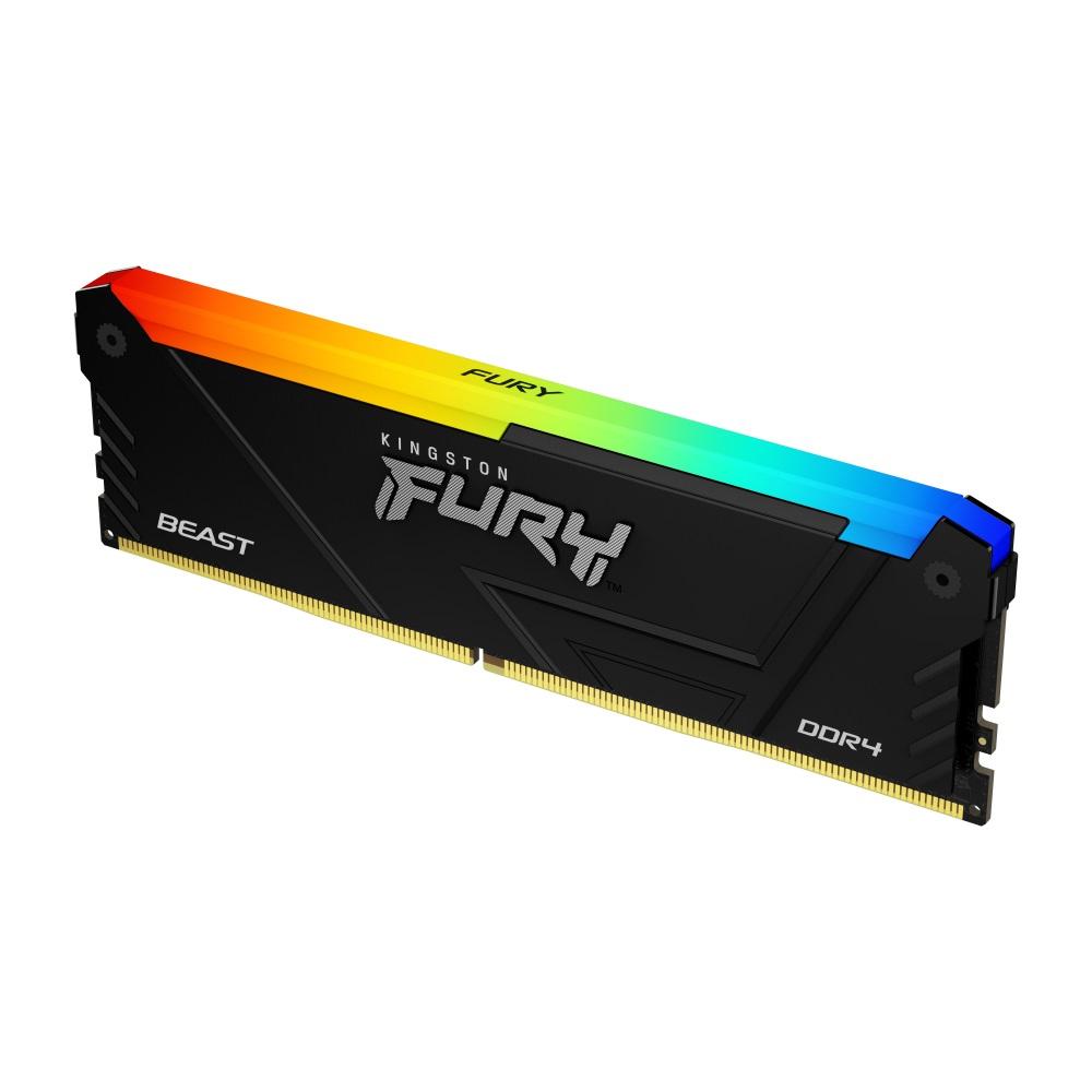 1_1750804913000 Memoria Ram 32GB 3200MT/s DDR4 CL16 DIMM FURY Beast RGB - Imagen 1