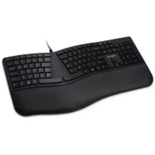 1_1750805013000 Teclado Alambrico Ergonomico Pro Fit Negro - Imagen 1