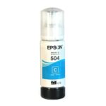 Botella de Tinta Cian Epson T504  C13T03N22A L4150, L4160, L6161, L6171, L6191