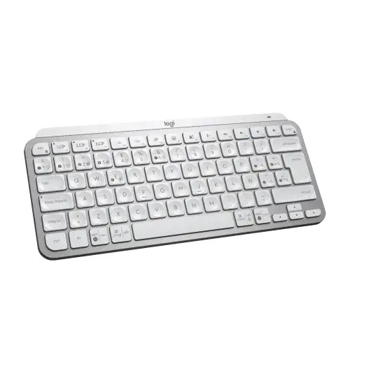 1_1751575341000 Teclado Inalámbrico Logitech MX Keys Mini - Español - USB / Bluetooth 5.0 / Bluetooth - Ergonomic Design - Gris pálido - Imagen 1