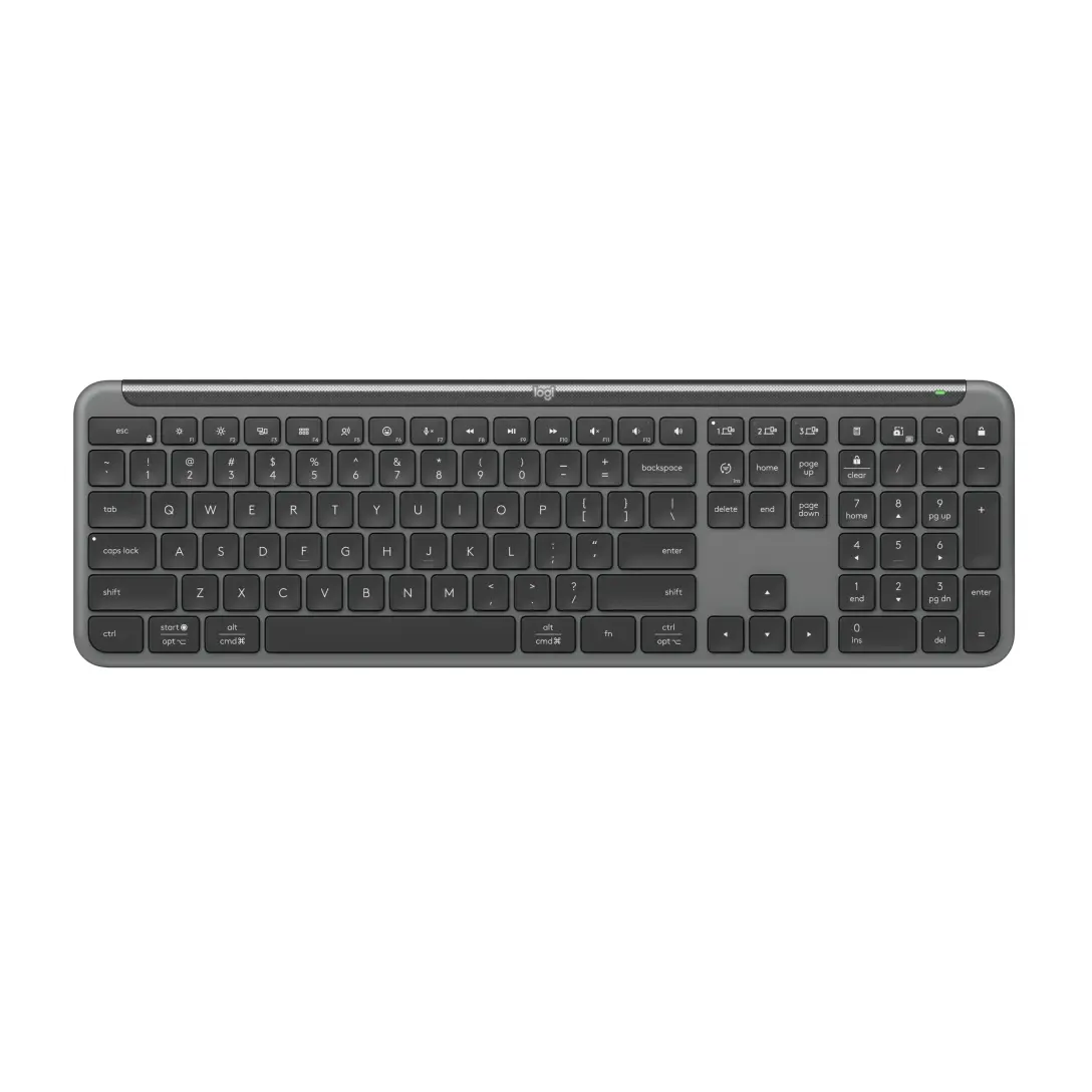 1_1752003863000 Teclado Inalámbrico Logitech Signature Slim K950 (Bluetooth/Dongle Español, Negro) - Imagen 1