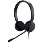 Jabra Evolve 20 Duo MS USB-C/A - Auriculares Estéreo con Micrófono
