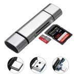 Adaptador 3 En 1 Lector Tarjetas Sd/tf Micro Sd, Usb3.0 Dual