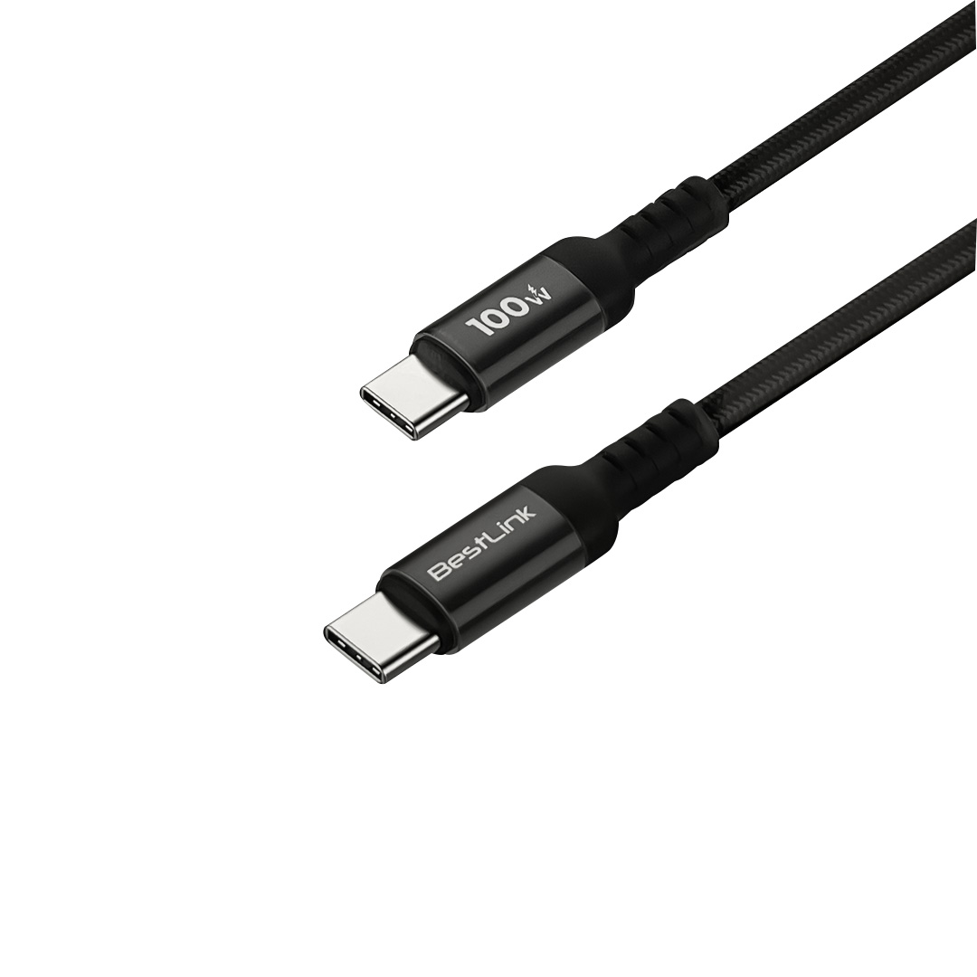 1_1757445882000 Cable de carga USB tipo C – C carga rápida de 100W 2 mts - Imagen 1