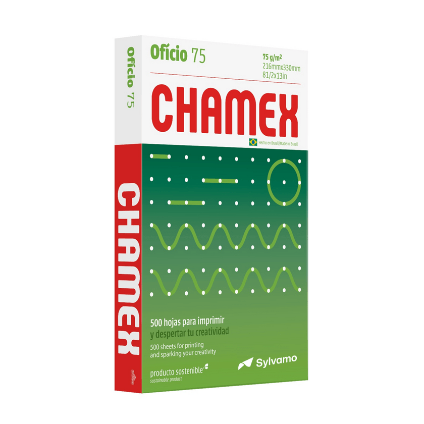 1_1760373306000 Papel Fotocopia Oficio 75 gr Chamex 500 hojas - Imagen 1