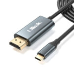 Cable USB-C a HDM 4K 60Hz metalico 1.8 mts