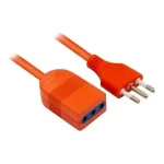 Alargador extensión naranja 10 mts