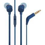 Auriculares JBL Tune T110 Azul con Micrófono (Conector 3.5mm, Azul)