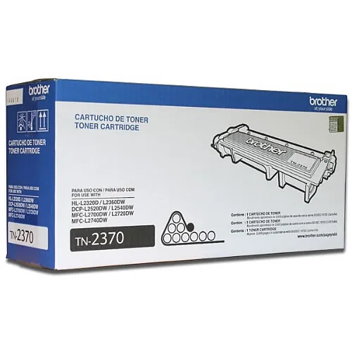1_1769451539000 Toner Brother TN-2370 Negro 2.600 copias - Imagen 1