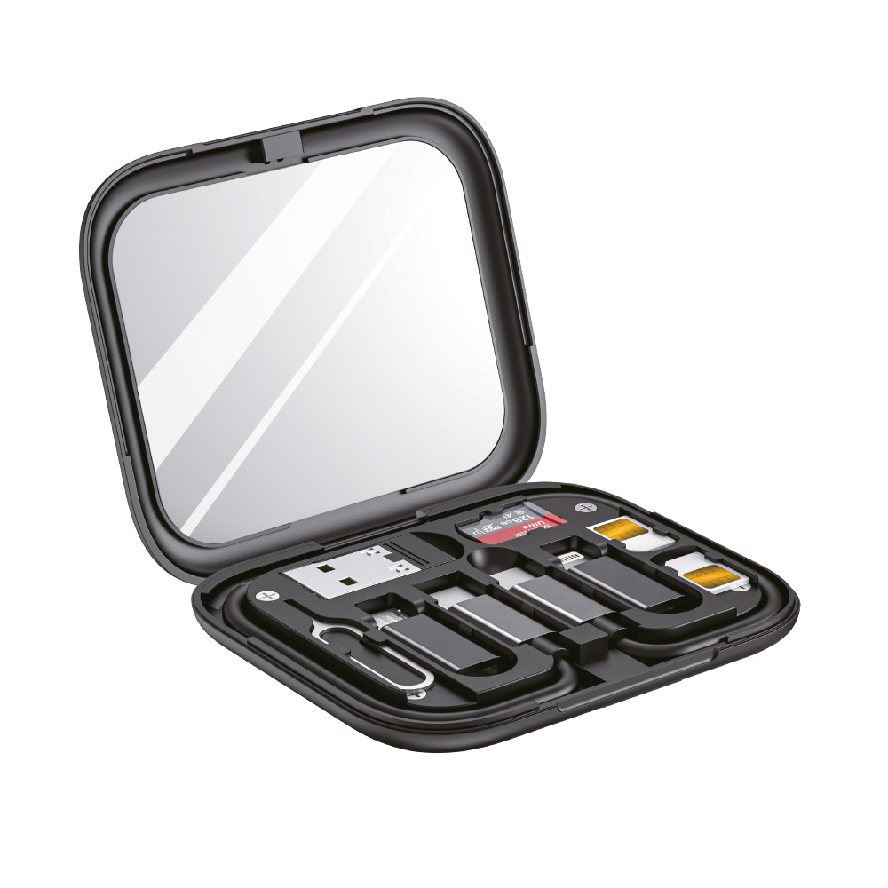 1_1772739243000 Kit de adaptadores intercambiables 9 en 1 Multifuncional (conexión entre USB-A, USB-C, Lightning y Micro USB) - Imagen 1