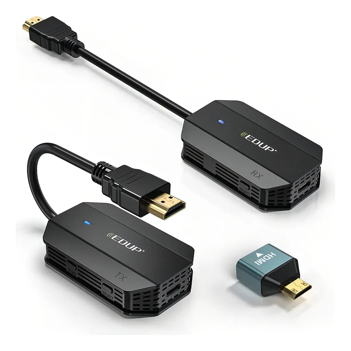 1_1773684489000 Transmisor Hdmi Inalámbrico Edup Full Hd 1080p 60hz Hasta 30 metros - Imagen 1
