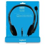 Audífonos On-Ear - Logitech H111 (Video Conferencia) - 3.5mm - Black