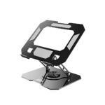 Soporte de Metal para Notebook con Altura y Rotación